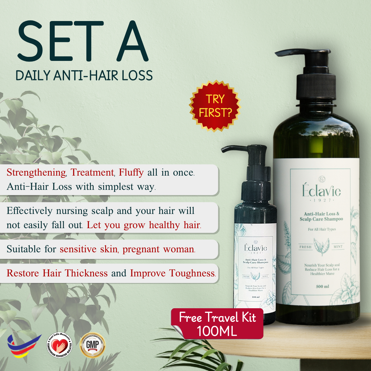 Set A - Daily Anti-Hair Loss
