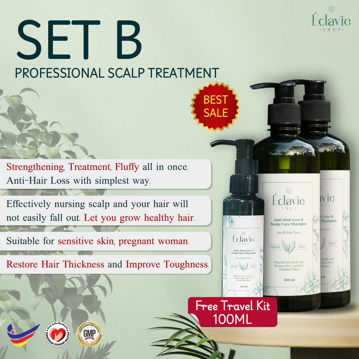 Set B - Professional Scalp Treatment
